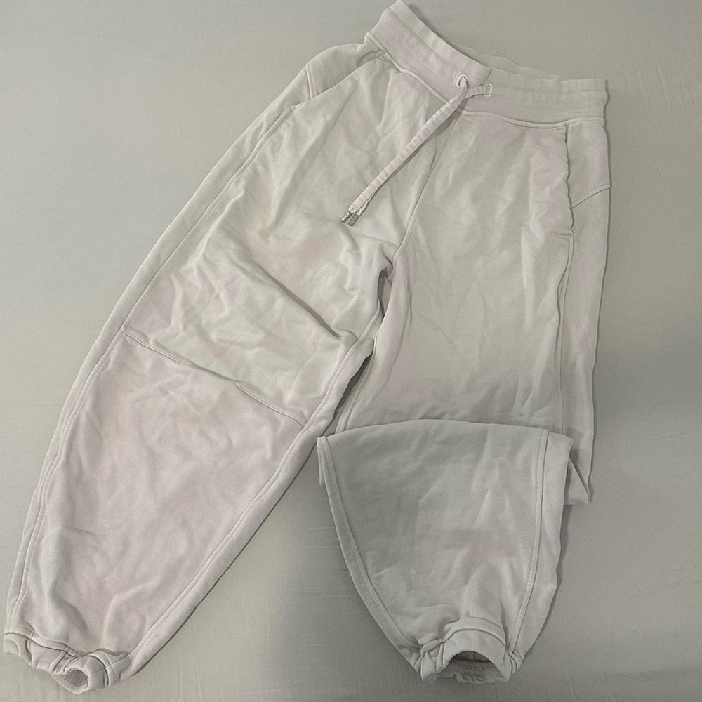 Lululemon off white scuba joggers